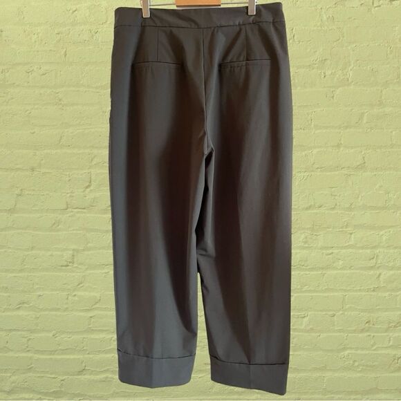 Zara high rise cuffed trousers khaki - Picture 5 of 13